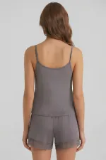 Egyptian Women's Viscose Shorts Set Matte Lilac Egyptian Women's Viscose Shorts Set Matte Lilac