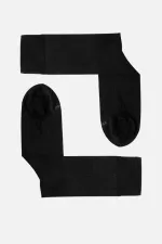 Mısırlı Erkek Soft Wool (Koyun Yünü) Tekli Soket Çorap Siyah