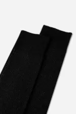 Mısırlı Erkek Kuzu Yünü (Lambswool) Tekli Soket Çorap Siyah