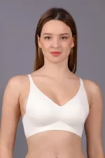 Mısırlı New Bra Balensiz Hayalet Bralet Sütyen Ekru