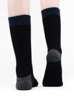 Mısırlı Women's Lambswool Single Socket Socks Black