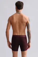 Mısırlı Modal By TENCEL SPARTACUS PERFORMANCE Long Boxer Bordo