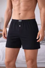 Mısırlı Men's Cotton Ares Boxer Shorts Black