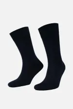 Mısırlı Men's Mercerized Single Summer Ankle Socks Dark Navy