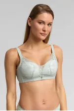 Soutien-gorge fantôme bleu avec détails en dentelle