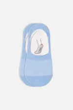 Mısırlı Kadın Modal Tekli Yazlık Babet Çorap Mavi