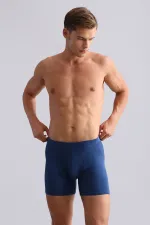 Mısırlı BAMBU ZEUS Regular Fit Long Boxer Gece Mavisi
