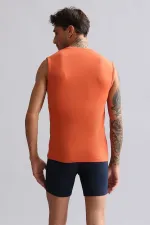 Mısırlı Modal By TENCEL HERCULES Slim Fit Bisiklet Yaka Sporcu Atlet / T-Shirt Pas Kırmızı