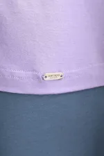 Mısırlı ORGANIC Cotton ZEUS LUXURY Regular Fit V-Neck Athletic Tank Top/T-Shirt Purple