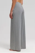 Mısırlı Women's Corset Draped Trousers Grey Melange