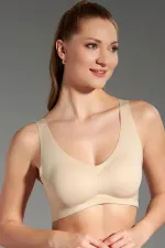Mısırlı New Bra Unpadded Ghost Bralette Bra Beige