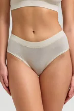 Mısırlı Modal By TENCEL HERA Brief Gizli Lastikli 3'Lü Slip Külot Ekru