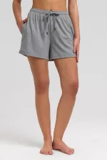 Short corset égyptien gris chiné