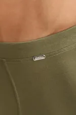 Mısırlı ORGANIC Pamuklu ZEUS LUXURY Regular Fit Metal Armalı Long Boxer Haki Zeytin