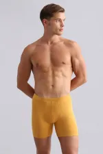 Mısırlı BAMBOO ZEUS Regular Fit Long Boxer Mustard