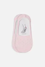 Chaussettes de ballet d'été roses en coton égyptien pour femmes