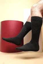 Mısırlı Erkek Modal Tekli Soket Çorap Antrasit