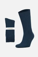 Mısırlı Unisex Pamuklu Bio Cotton Kışlık Soket Çorap Lacivert