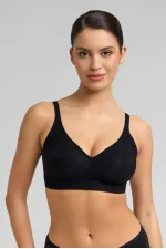 Kadın Çizgi Desen Hayalet Süyten Siyah