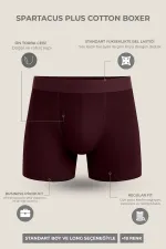 Mısırlı ORGANIC Cotton SPARTACUS PLUS PERFORMANCE Long Boxer Dark Khaki