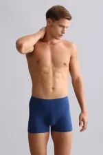 Boxer bleu marine Egyptian BAMBOO ZEUS coupe classique