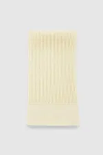 Mısırlı Unisex Yün Atkı Bere Takımı - Roseluis Ekru