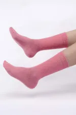 Mısırlı Kadın %10 GÜMÜŞ Madeni İçerikli Soket Çorap Pembe