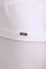 Mısırlı BAMBU ZEUS LUXURY Regular Fit V Yaka Fanila / T-Shirt Beyaz