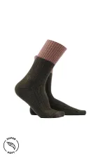 Mısırlı Kadın Soft Peluş Termal 6 Çift Kutulu Soket Çorap Çok Renkli