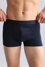 Mısırlı ORGANIC Pamuklu Compact Cotton Klasik Boxer Lacivert