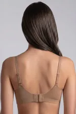 Egyptian Style Tulle Detail Laser Cut Bra Dark Skin