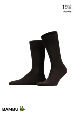 Men's Bamboo 6 Pairs Diamond Pattern Super Thin Ankle Socks Multicolored