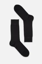 Mısırlı Men's Mercerized Single Summer Ankle Socks Dark Gray