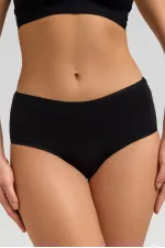 Culotte taille haute en modal égyptien noir