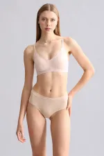 Mısırlı Modal By TENCEL HERA Gizli Lastikli Brazillian 3'Lü Külot Ten Rengi