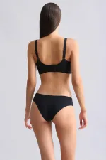 Culotte invisible égyptienne noire découpée au laser