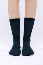Mısırlı Kadın Modal Tekli Soket Çorap Petrol
