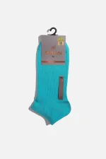 Mısırlı Erkek Pamuklu Tekli Yazlık Patik Çorap Mavi