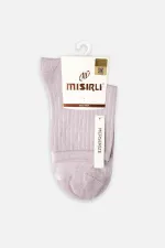 Mısırlı Kadın Merserize Tekli Soket Çorap Pastel Pembe