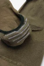 Mısırlı Kadın Bambu Tekli Yazlık Babet Çorap Haki