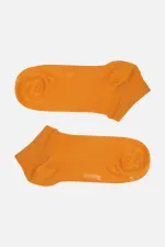 Mısırlı Kadın Bambu Tekli Yazlık Patik Çorap Hardal