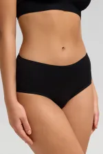 Culotte taille haute en modal égyptien noir