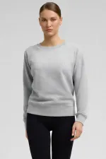 Women's Medium Size Sweatshirt Grey Melange