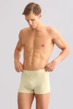 Mısırlı ORGANIC Pamuklu ZEUS LUXURY Regular Fit Metal Armalı Boxer Haki Ada