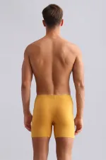 Mısırlı BAMBOO ZEUS Regular Fit Long Boxer Mustard