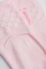 Chaussettes de ballet d'été roses en coton égyptien pour femmes