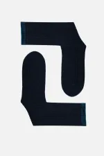 Mısırlı Erkek Kuzu Yünü (Lambswool) Tekli Soket Çorap Lacivert