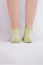 Mısırlı Kadın Bambu Tekli Yazlık Sneaker Çorap Mint