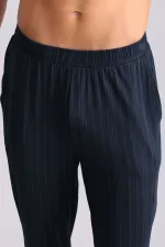 Egyptian Men's Bamboo Jogger Pants Navy Blue