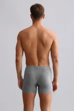 Mısırlı BAMBOO ZEUS Regular Fit Long Boxer Grey Melange